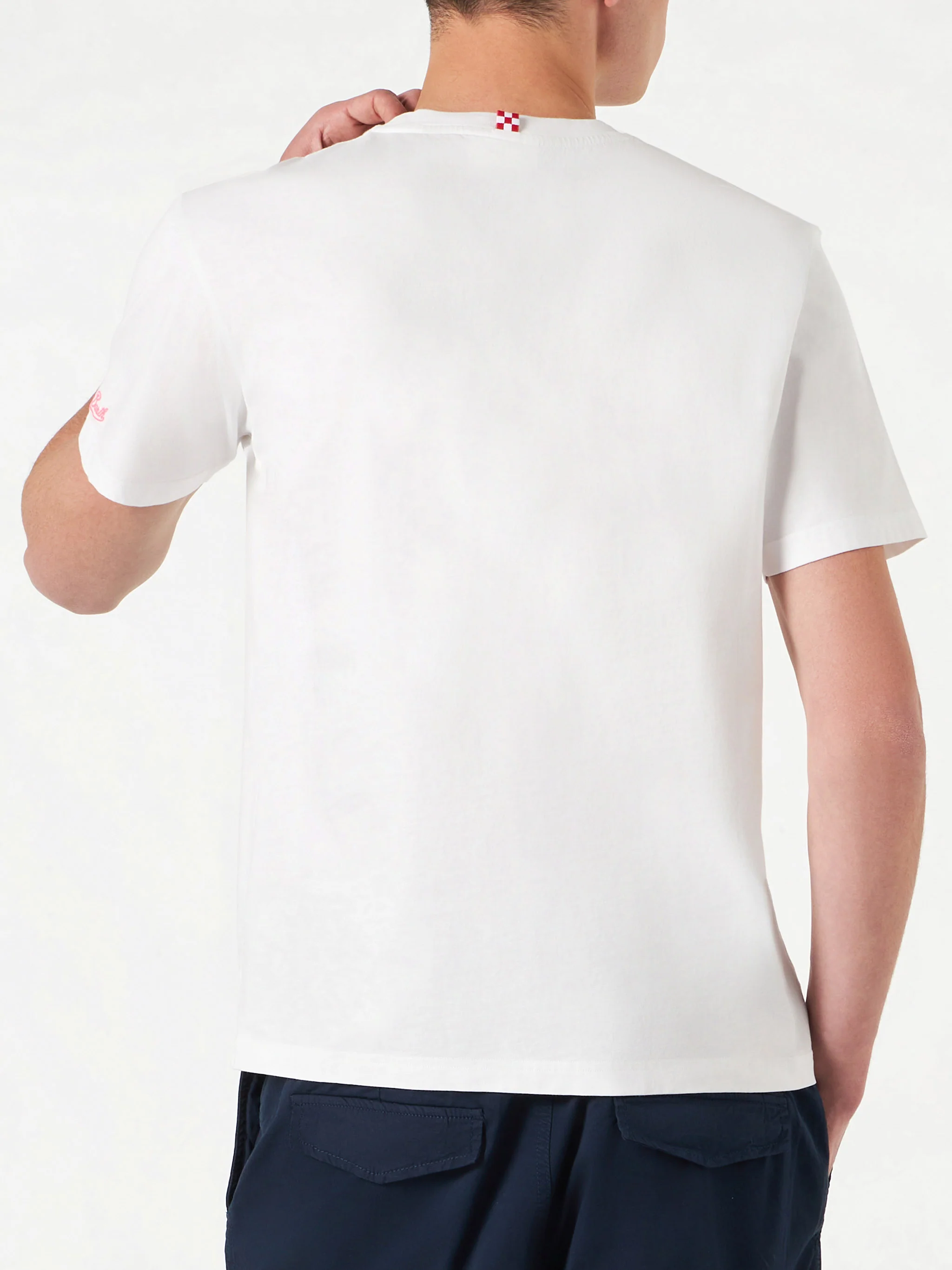 Heren katoenen T-shirt met Vespa-print | VESPA® SPECIAL EDITION