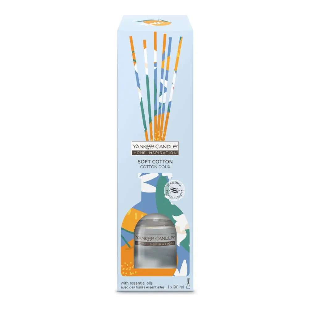 Yankee Candle Patyczki zapachowe Soft Cotton 90 ml