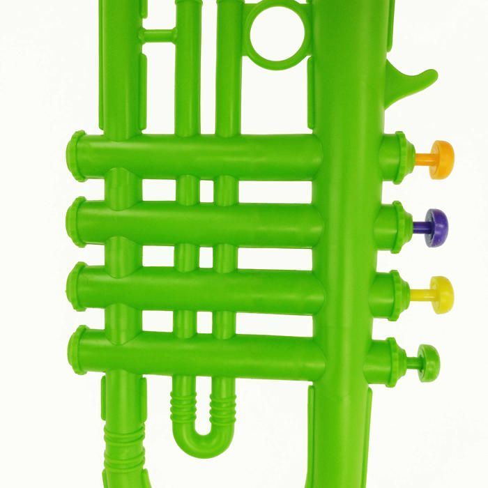 4-tonige speelgoedtrompet - REIG - 42x10x12 cm - Groen - Stimuleert coördinatie - Stimuleert ritme