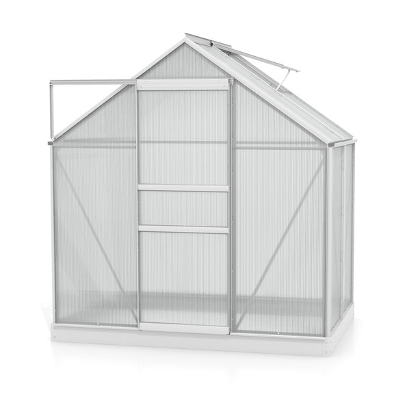 Greenhouse Planet 2500, including steel foundation frame