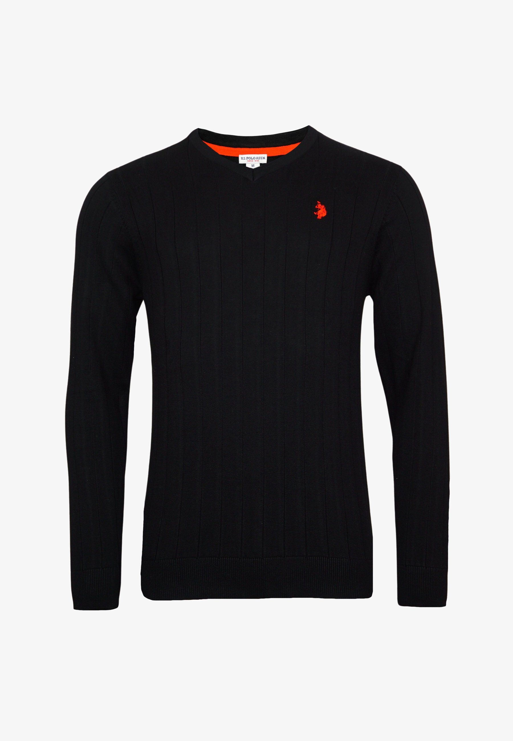 US Polo Assn. V-Ausschnitt - Pullover - schwarz
