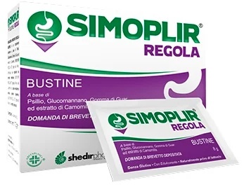 SHEDIR Simoplir Regola poedervormig voedingssupplement voor een regelmatige stoelgang, 14 zakjes.