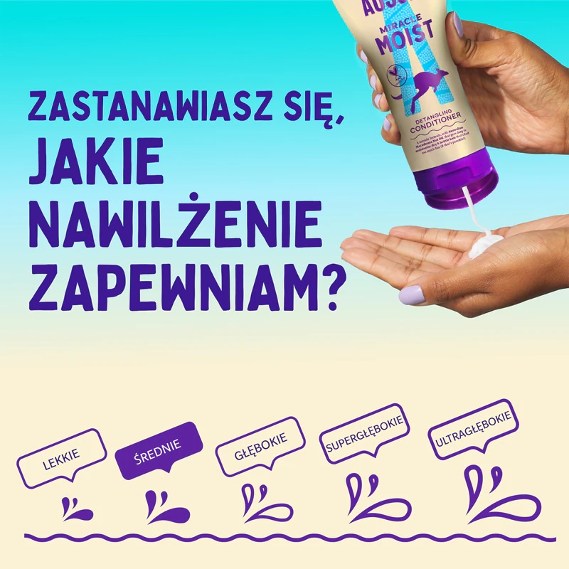 „Aussie Miracle Moist“ drėkinamasis ir žvilgesio suteikiantis rinkinys