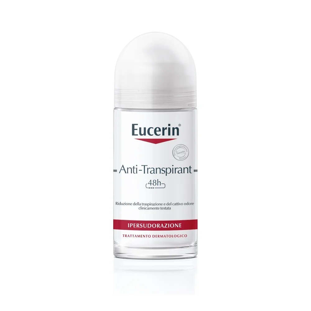 EUCERIN Eucerin 48ωρο αντιιδρωτικό αποσμητικό roll-on για υπερβολική εφίδρωση 50 ml για ευαίσθητο δέρμα