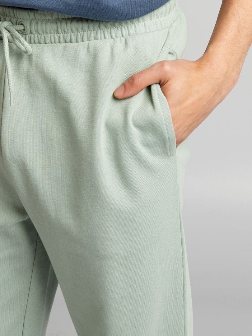 Fleece joggingbroek - GROEN