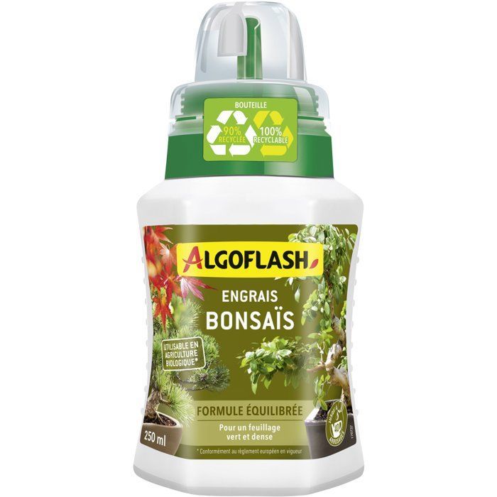 Engrais bonsaï - ALGOFLASH - 250 ml - UAB