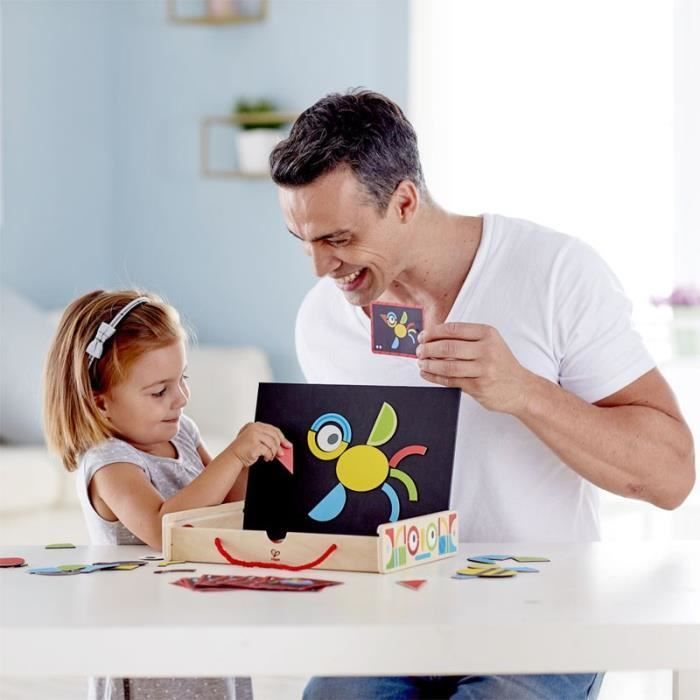 HAPE - Geoform(e) Houten Bouwset - E1631 - Magnetische Kunstdoos