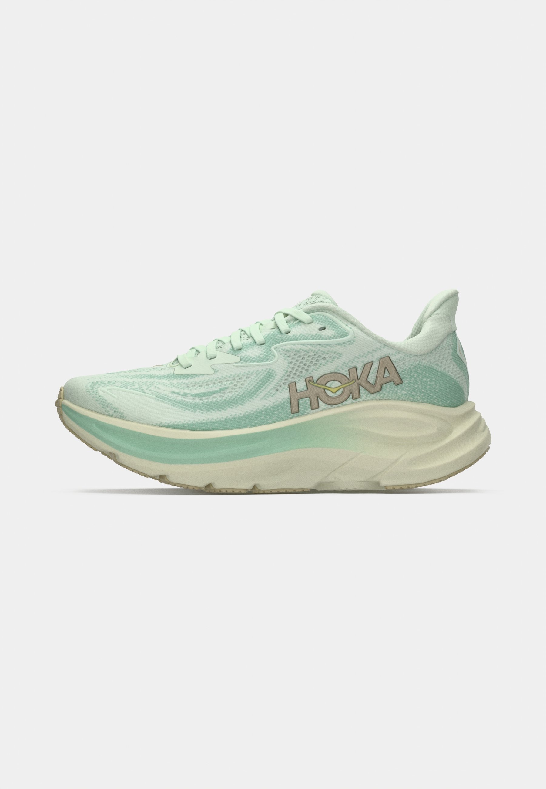 HOKA CLIFTON 10 - Chaussures de course sur route - verre de mer/jadéite