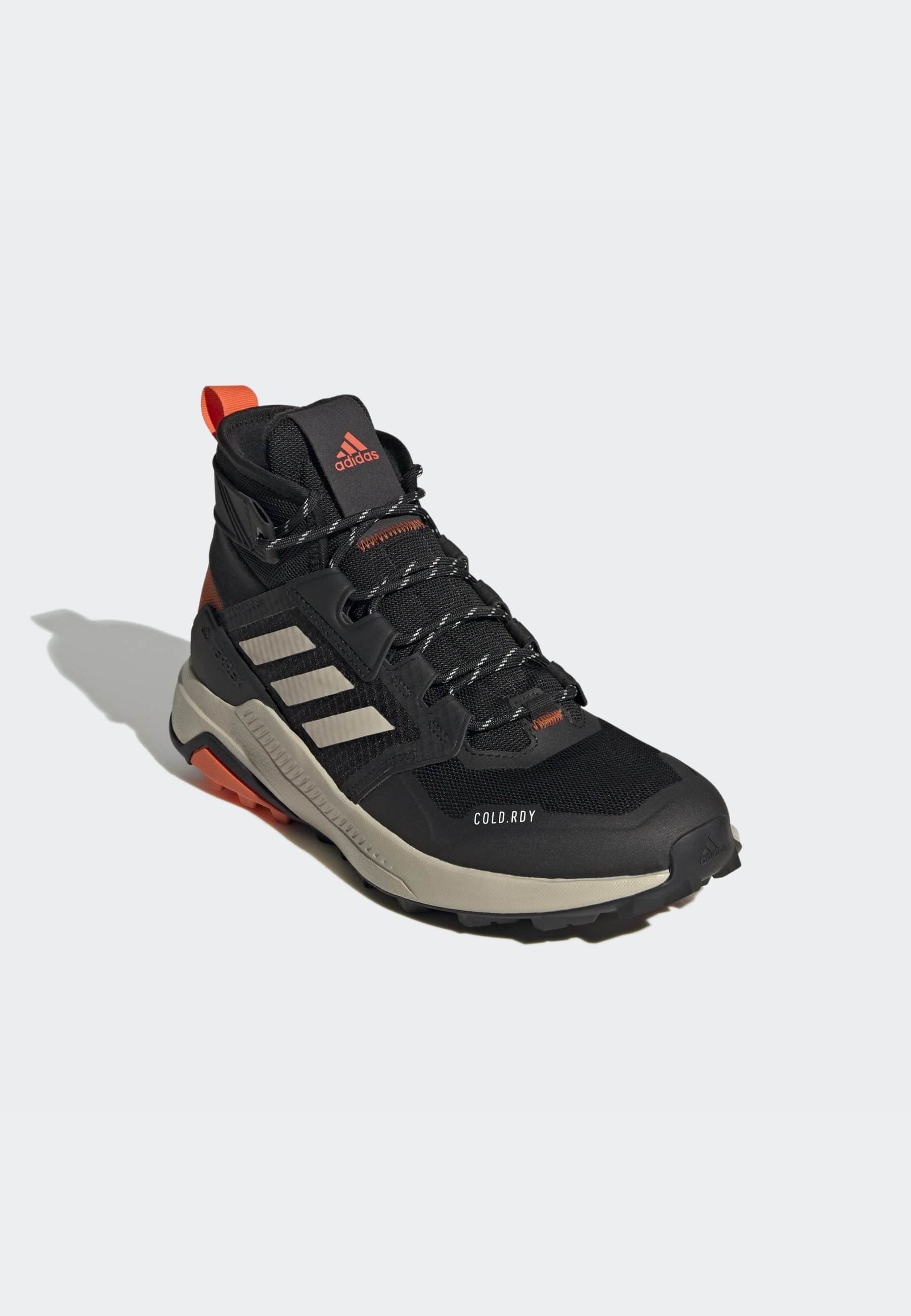 Adidas Terrex TERREX TRAILMAKER MID COLD.RDY – Wanderschuhe – Core Black/Beige/Semi Impact Orange