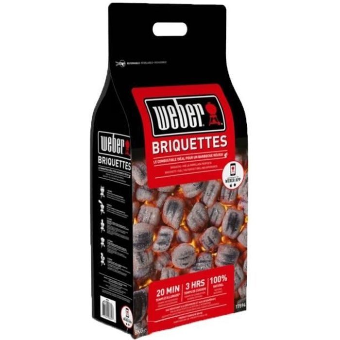 Zak briketten van 8 kg - WEBER - 17591