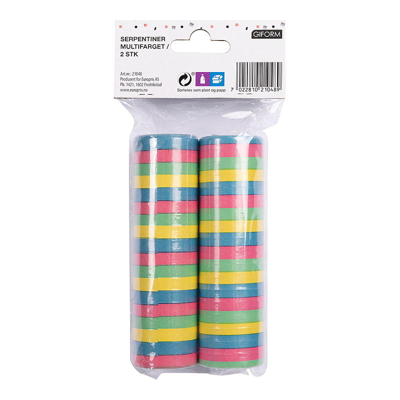 Giform Serpentine 2 stk. 33x450 cm flerfarvet