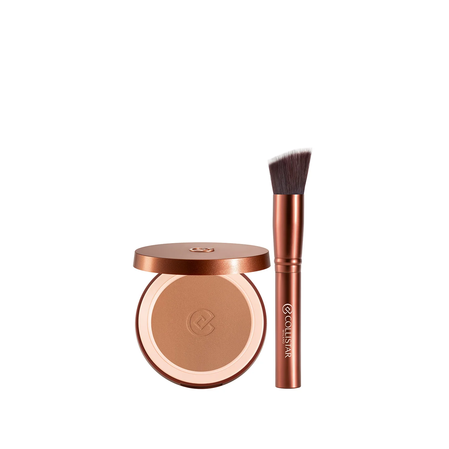 Viso Cofanetto terra polvere abbronzante effetto seta - Cofanetto Make Up, Terra