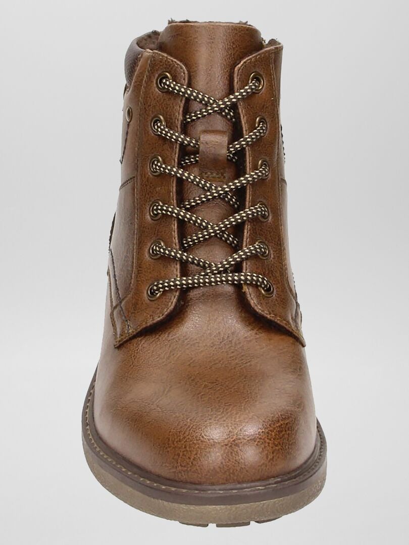 Botas Ranger com cadarço - BEGE