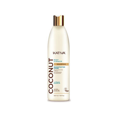 Kativa Coconut Reconstruction & Shine -shampoo kuiville hiuksille 500 ml