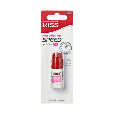 Κόλλα νυχιών Kiss Cola Nails Maximum Speed Rose 1 μονάδα 1 μονάδα