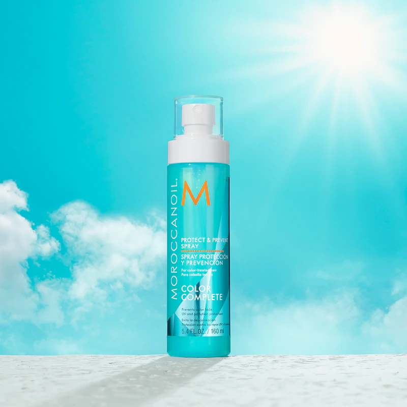 Ochranný sprej Moroccanoil Color Care Protect & Prevent Spray s hydratačním účinkem pro barvené vlasy