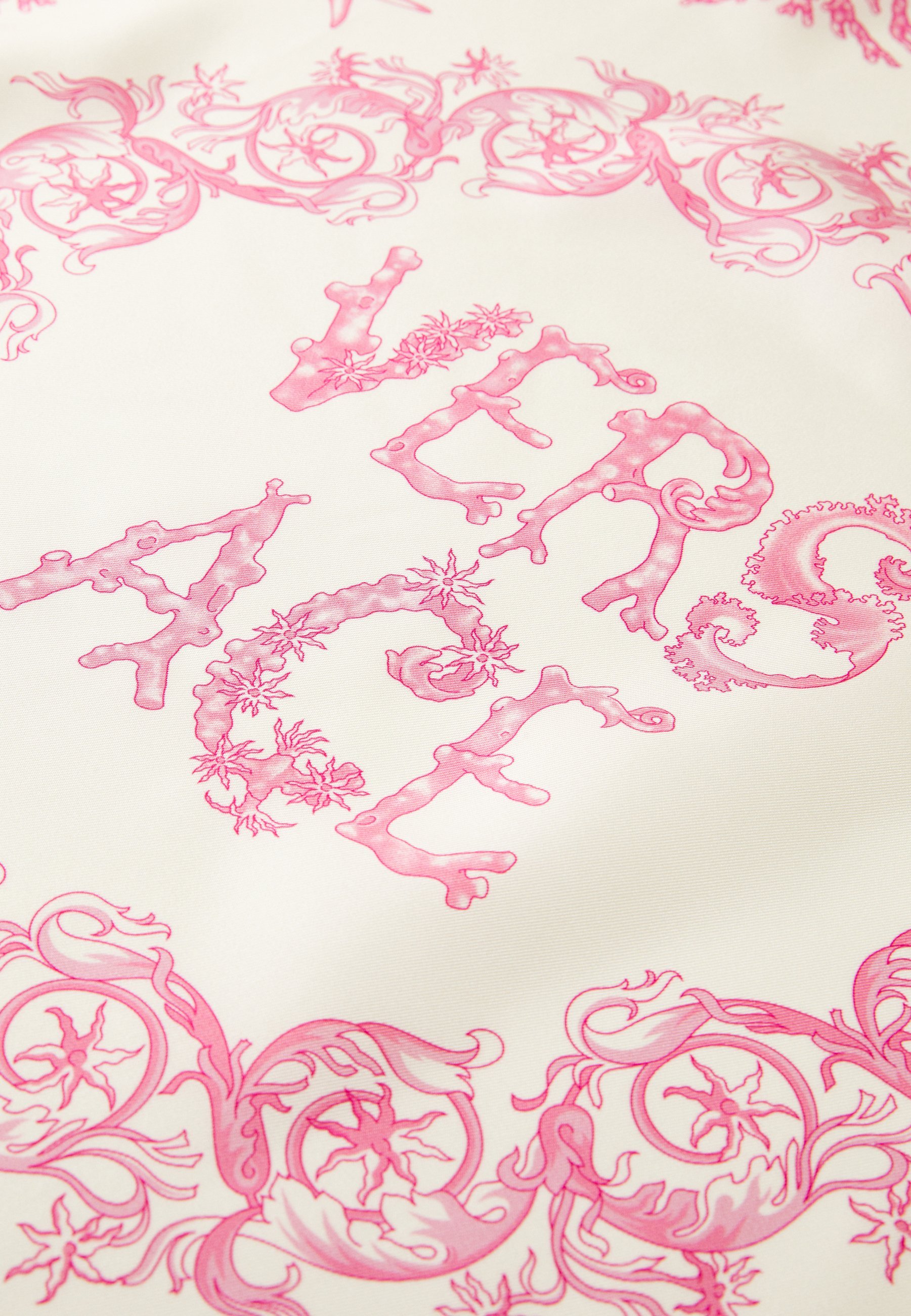 Versace FOULARD UNDERWATER BAROCCO BICOLOUR - Foulard - Eierschale/Drachenfrucht