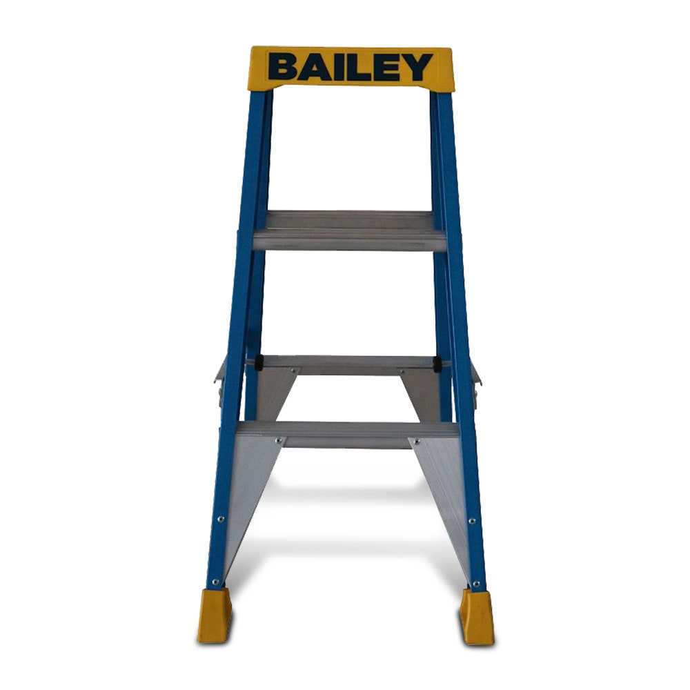 Escada de fibra de vidro de dupla face BAILEY Step 3 Pro, 0,9 m, 150 kg, FS13977