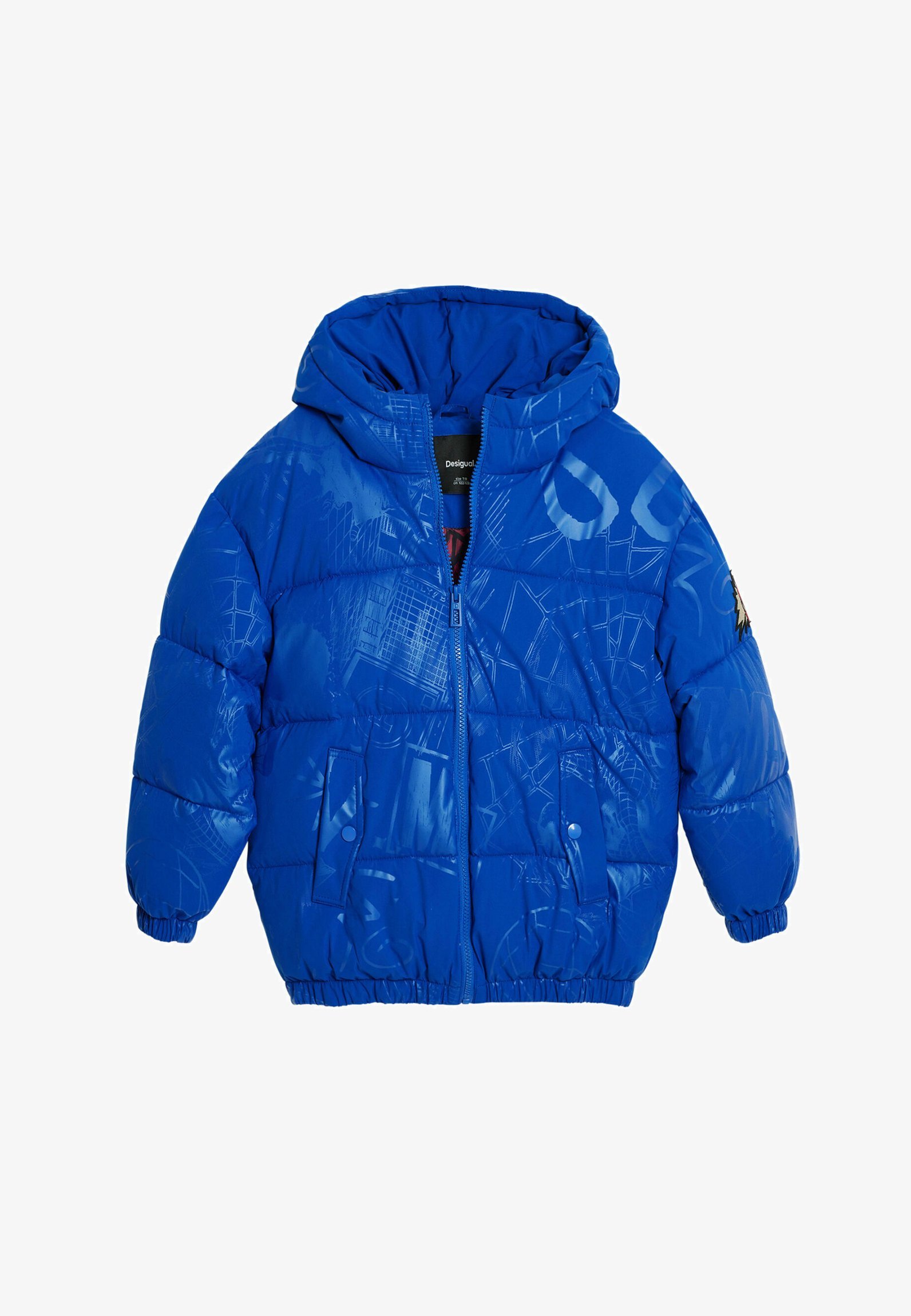 Desigual Spiderman - Winterjas - blauw