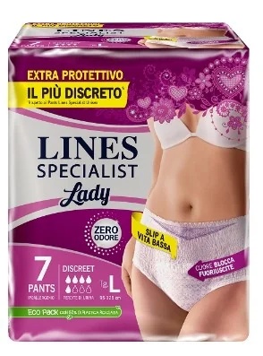 Damesondergoed LINES Lines Specialist Discreet L Farma 7 stuks, gemiddelde incontinentie