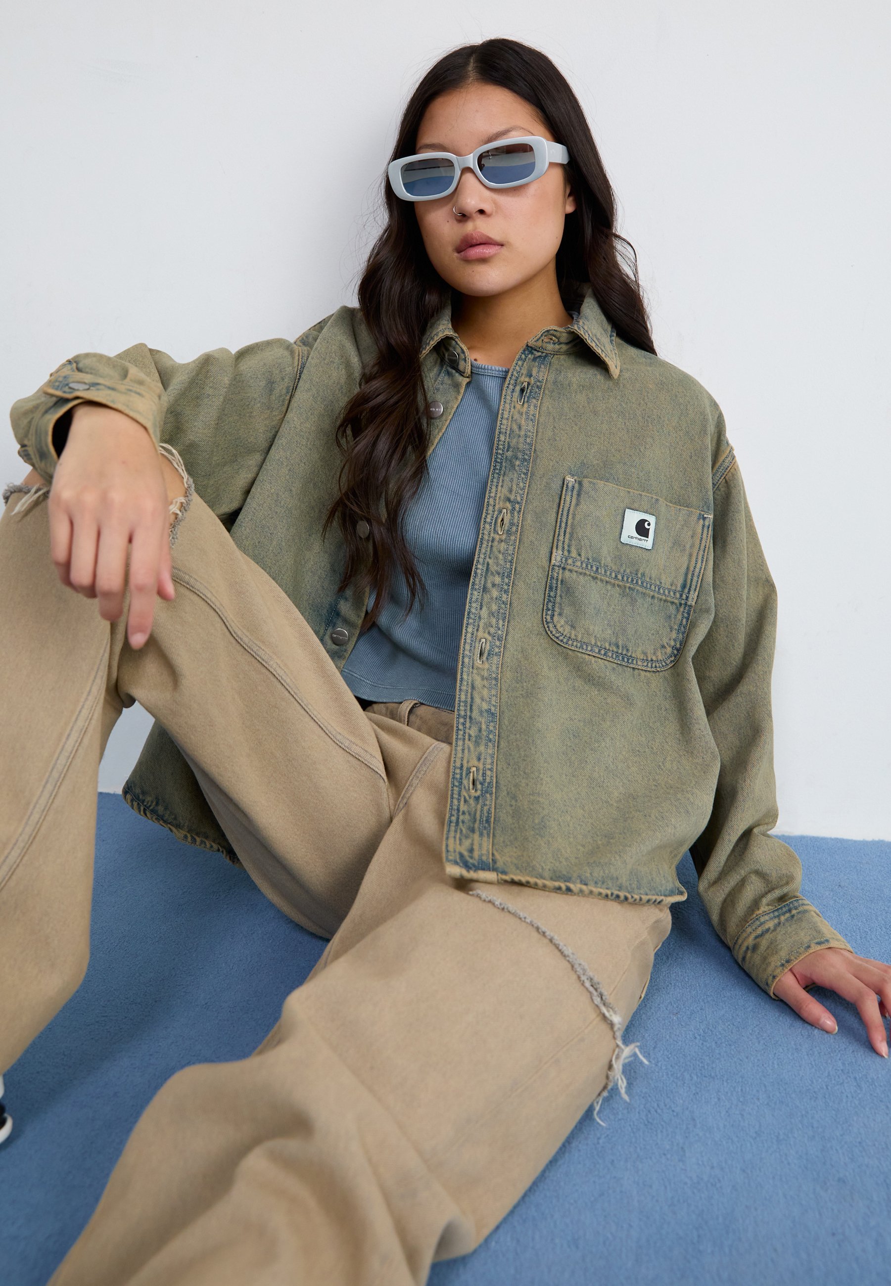 Carhartt WIP GEORGIA - Jeansjacke - blau