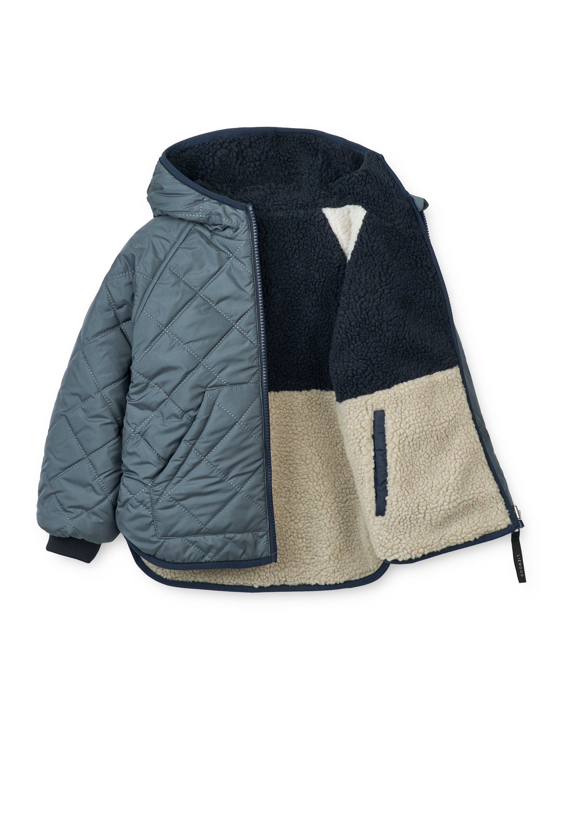Liewood JACKSON OMKEERBARE JAS UNISEX - Winterjas - walvisblauw multimix