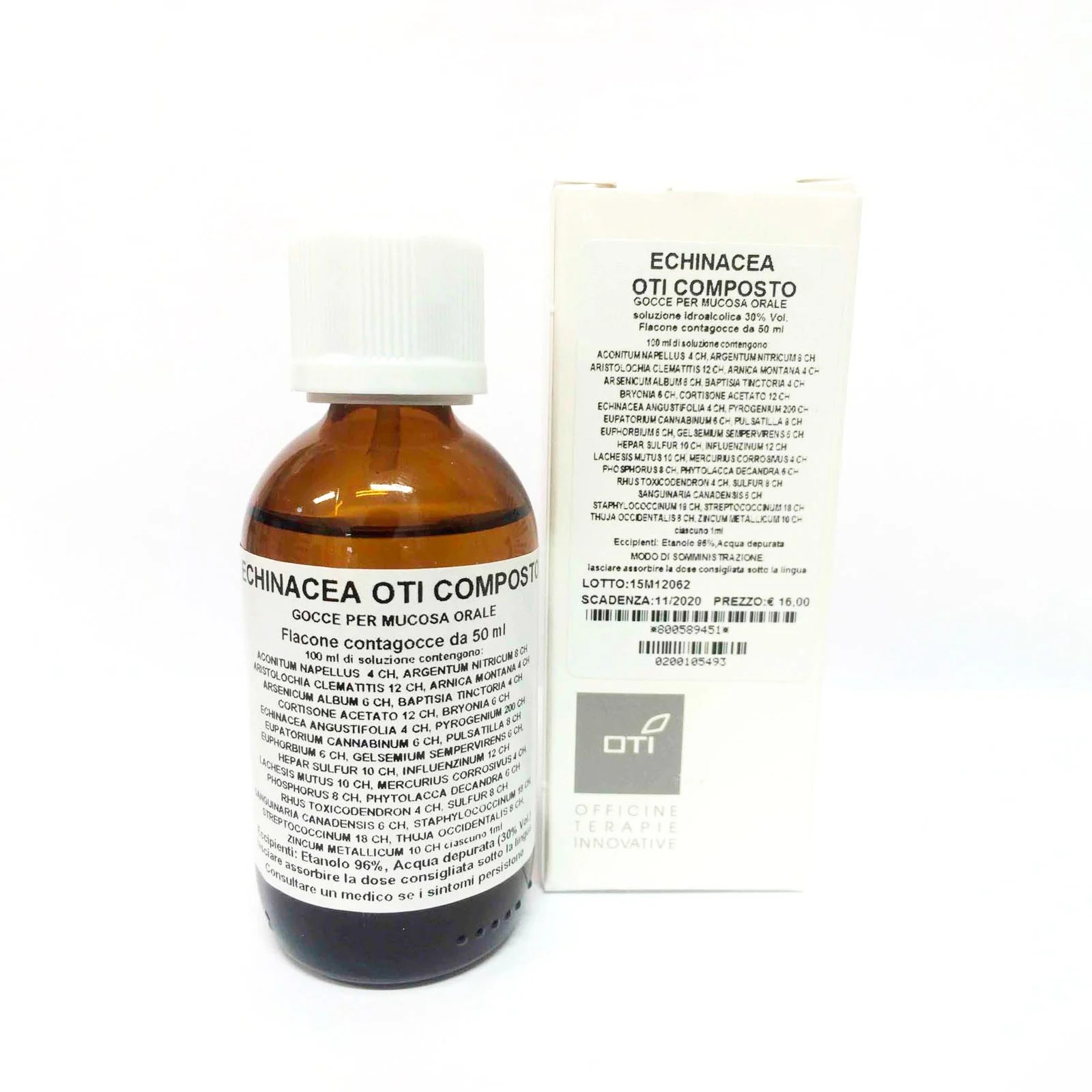 OTI Echinacea Oti Compound Drops 50 ml hydroalcoholische oplossing