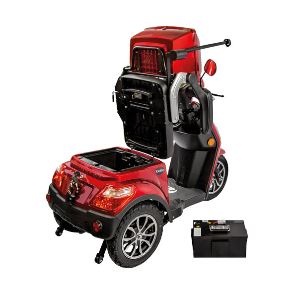 Electric car E-Trike 25 V.3, red