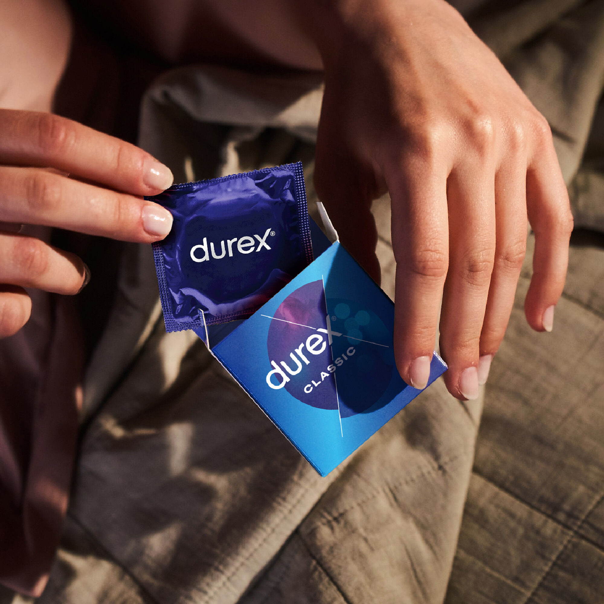 Preservativi Durex Classici, confezione da 3 pezzi