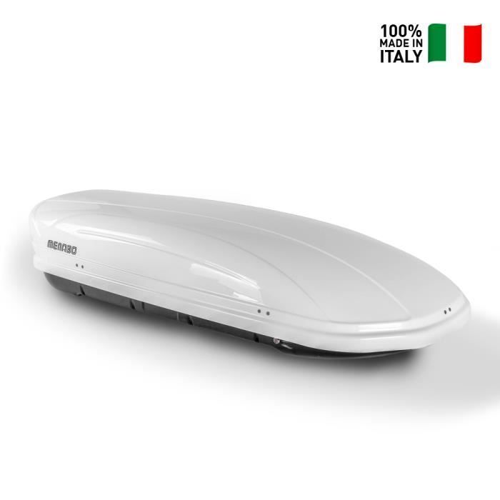 Coffre de toit - MENABO - Mania 460 - 460 litres - Rigide - Blanc