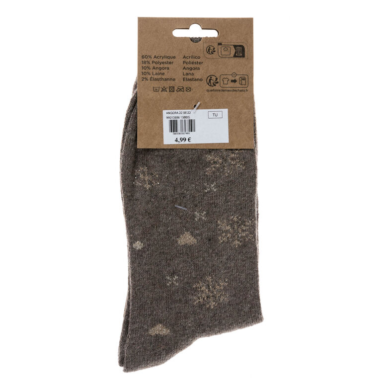 Chaussettes et collants Femme Beige