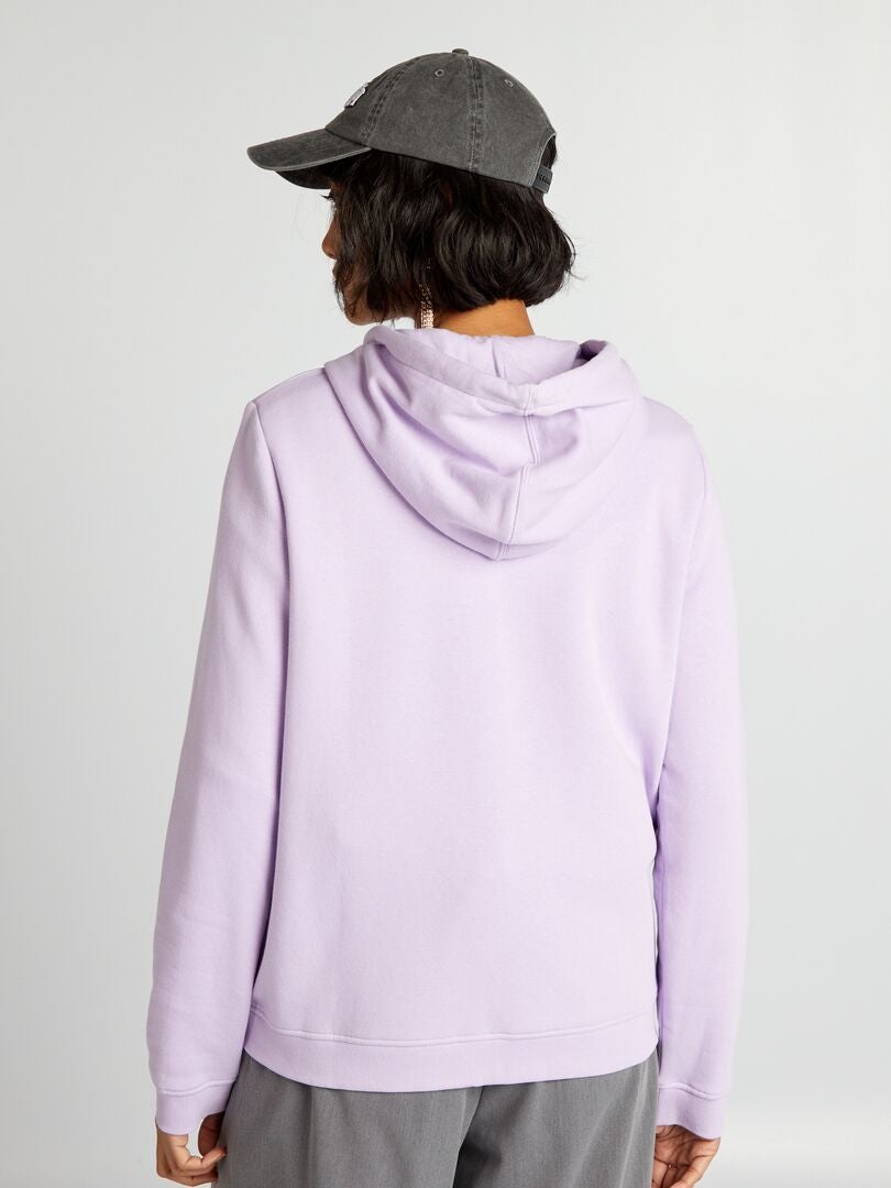 Sudadera con cremallera - MORADA