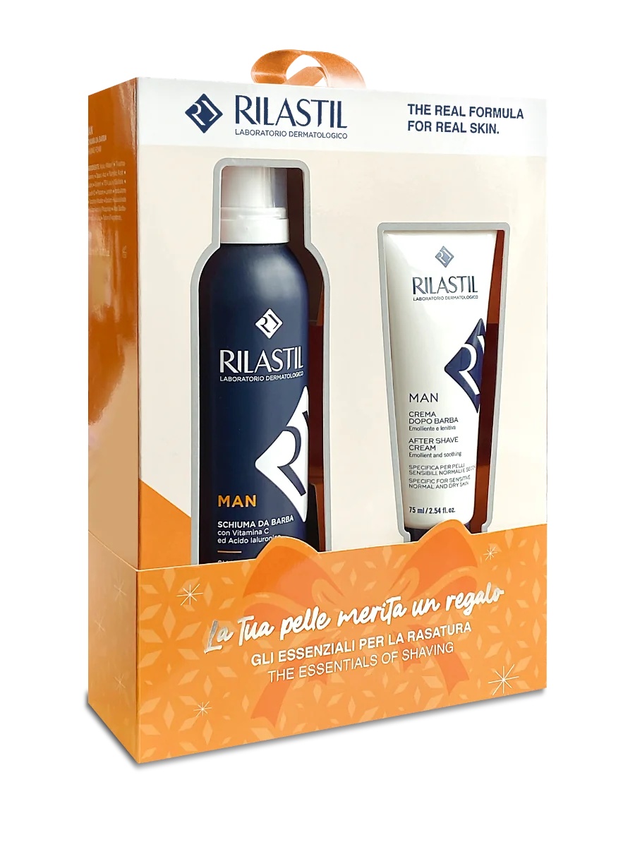 Rilastil scheerset voor mannen: scheerschuim + aftershave gelcrème