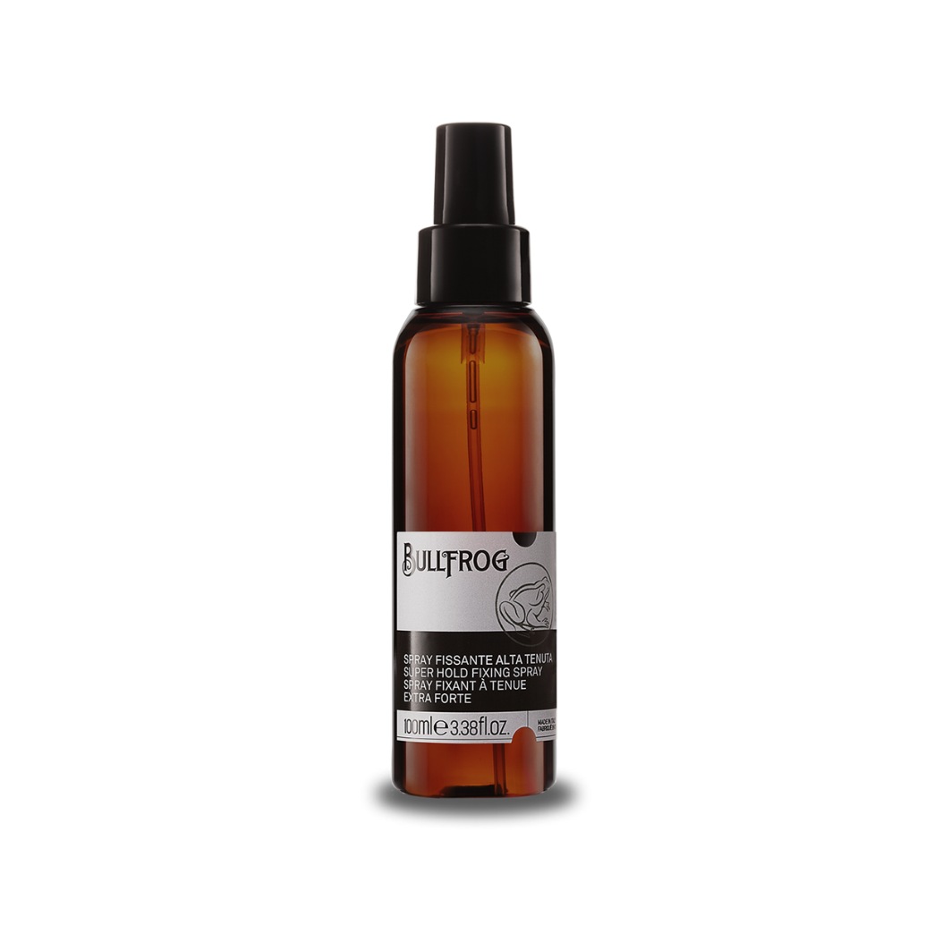 Laque fixatrice Bullfrog à tenue forte - 100 ml