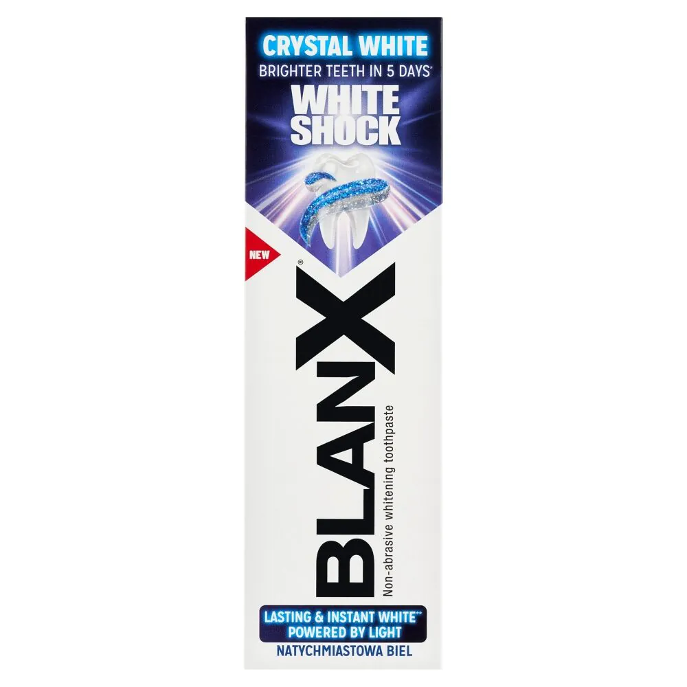 BlanX White Shock Pasta do zębów, Natychmiastowa Biel
