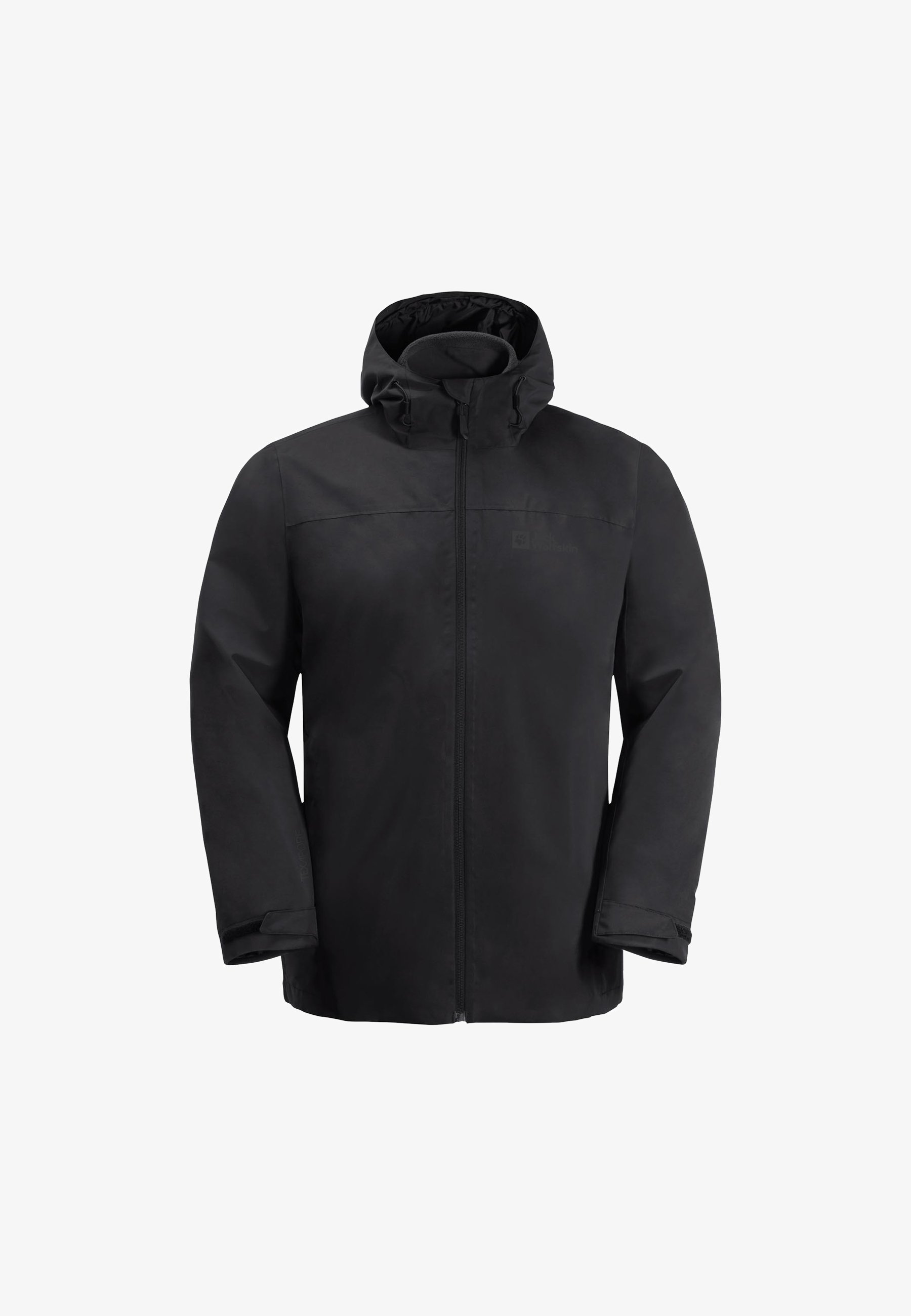 Jack Wolfskin TAUBENBERG 3IN1 striukė - Žieminė striukė - juoda
