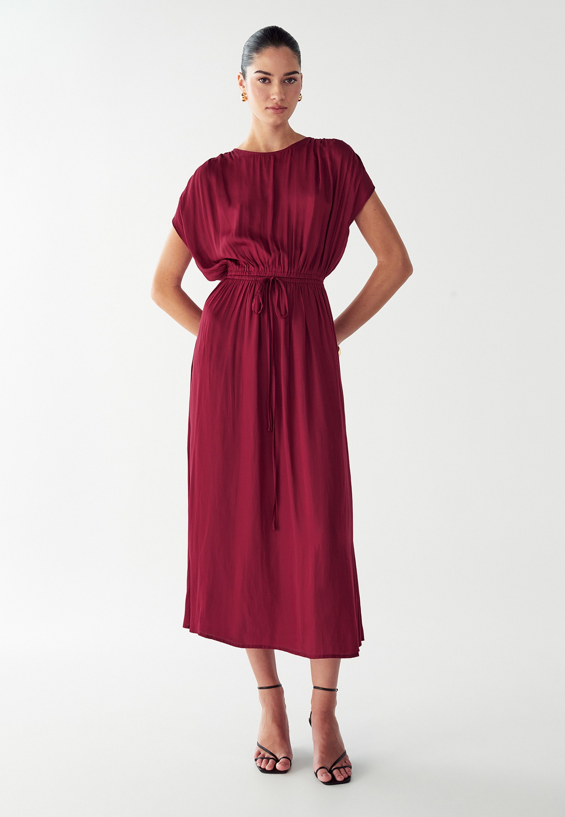 WILLA CAROL MIDI - Kjole - bordeaux