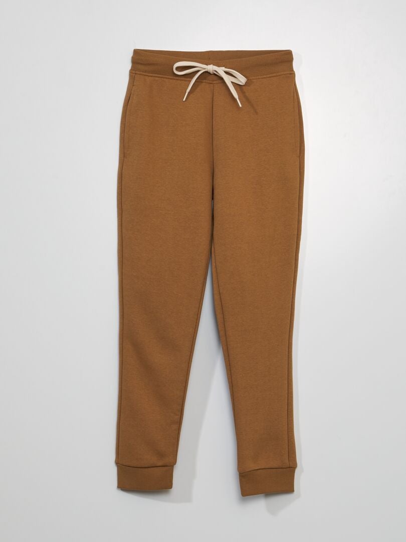 Set van 2 joggingbroeken met sweatshirt-look - BRUIN