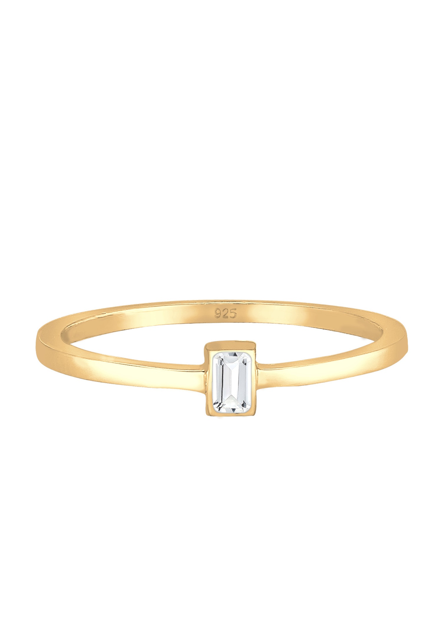 Elli PREMIUM dames avec pierre Geo Topaz Vintage en argent sterling 925