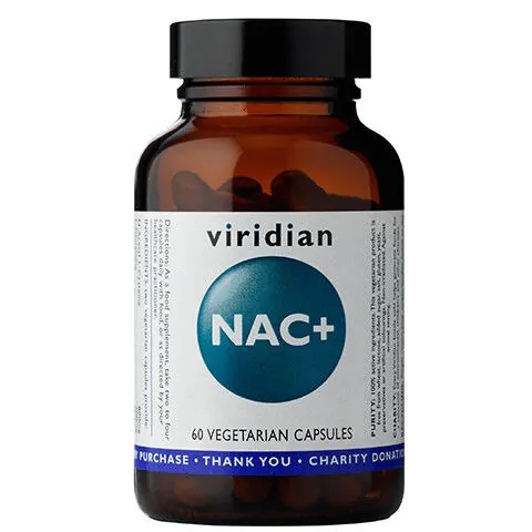 Viridian NAC+, 60 Kapsułek