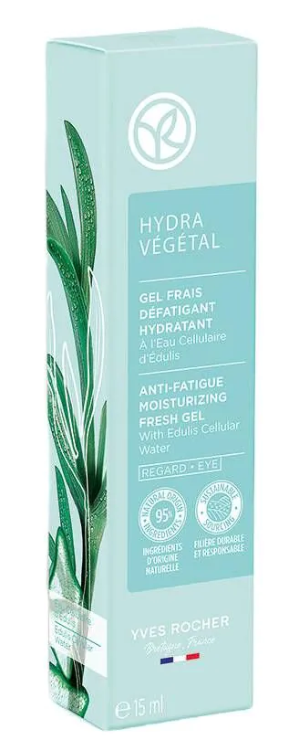 Yves Rocher Hydra Vegetal Nawilżająco-rozświetlający żel pod oczy
