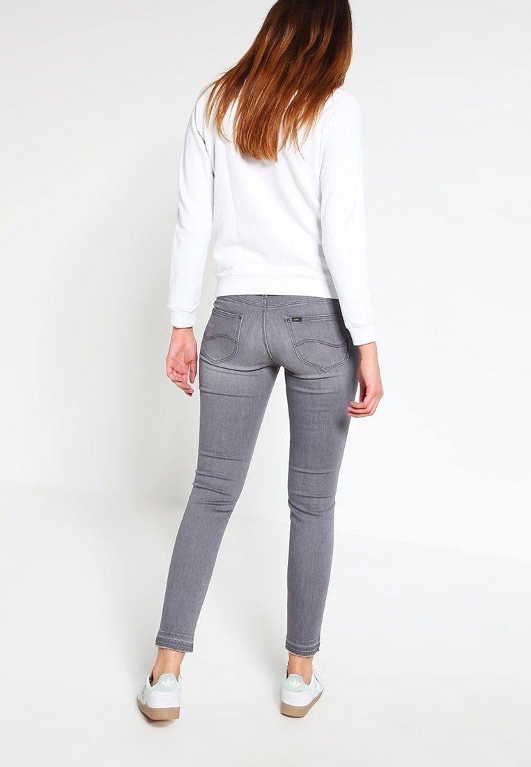 Jean Lee coupe skinny - denim gris