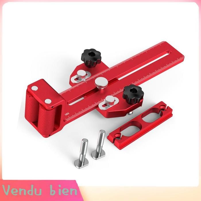Gabarit de scie à table à refendre fine, alliage d'aluminium réalisant des coupes répétitives de bandes étroites Fentes de 3/4 x