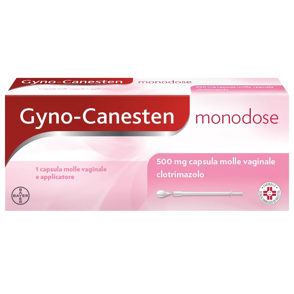GYNOCANESTEN Gyno-Canesten Dosis única 1 cápsula Síntomas de candidiasis