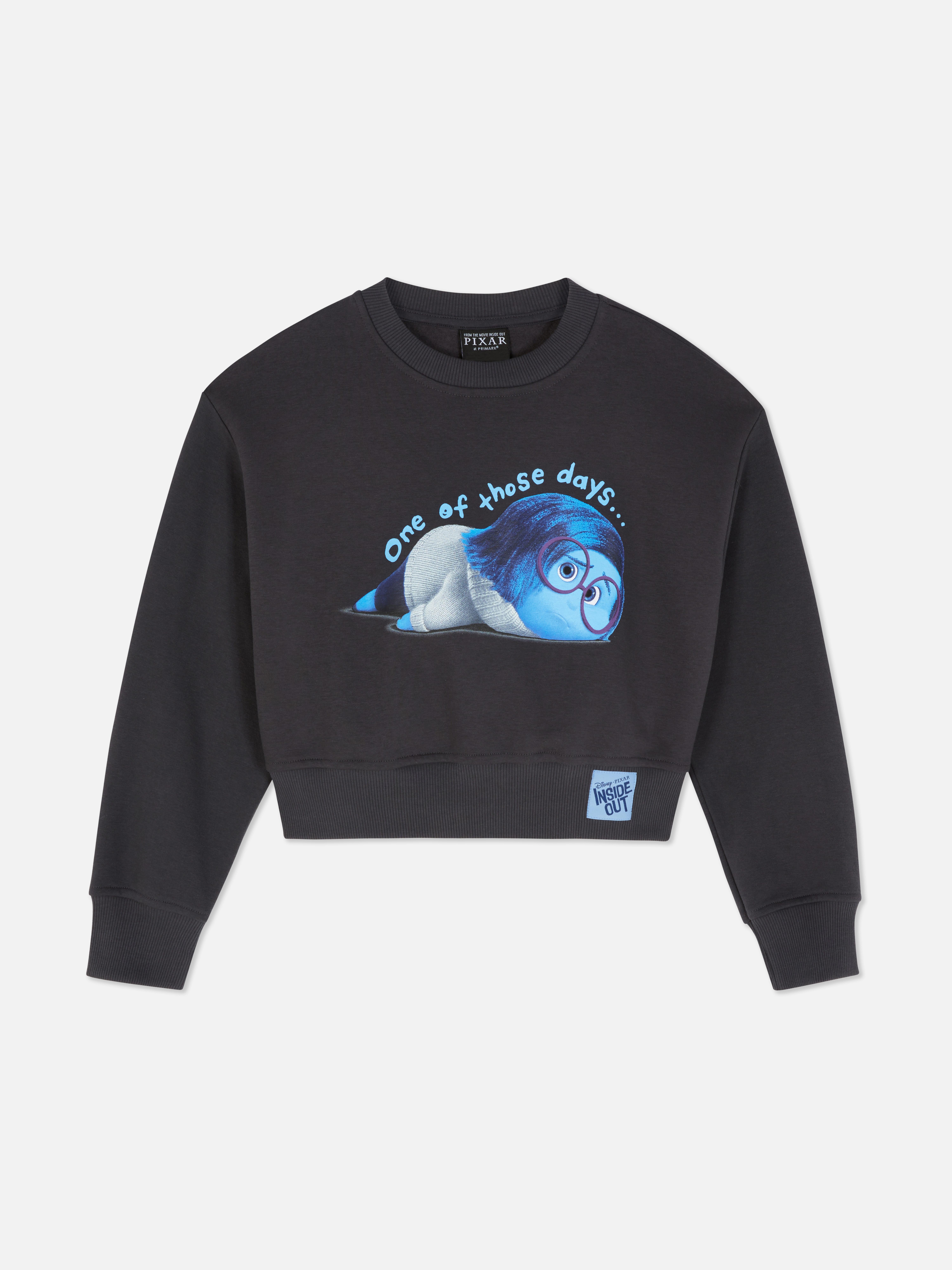 Sweatshirt mit Disney-Motiv „Alles steht Kopf“. Ein Sweatshirt mit gerippten Bündchen und Disney-Motiv „Sorrow“ auf der Vorderseite.