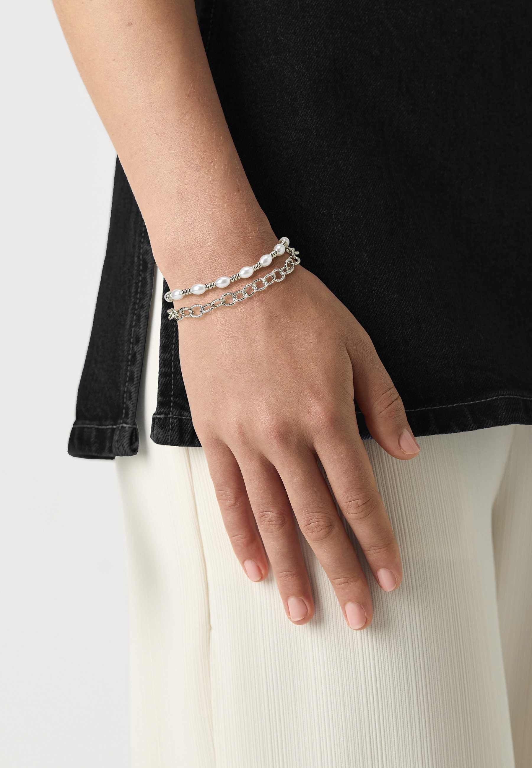 Icon Brand REFORMED BRACELET COMBO UNISEX PACK - Braccialetto - color argento