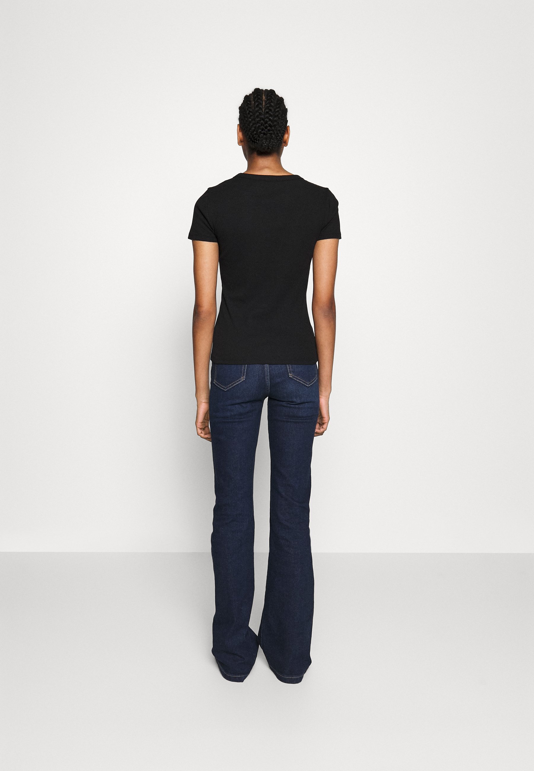 Gap Tall 70S FLARE HOLZER - Uitlopende jeans - donkere wassing