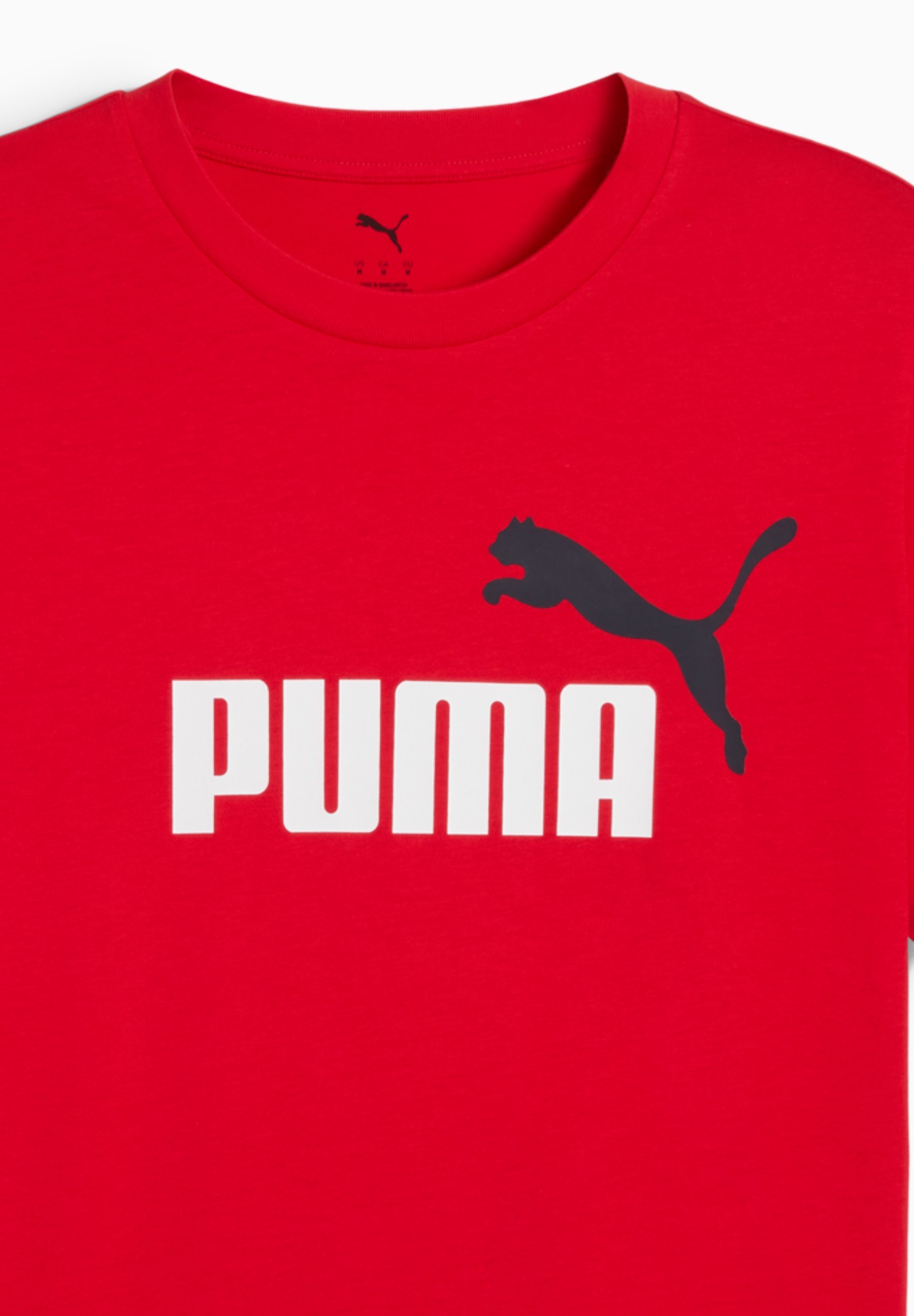Puma ESS LOGO - T-skjorte med print - for all time rød
