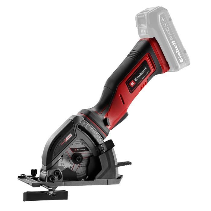 Einhell Scie circulaire 89mm sans fil TE-CS 18/89 Li-Solo PXC (18V, 89 mm de diamètre) Livré sans Batterie ni Chargeur