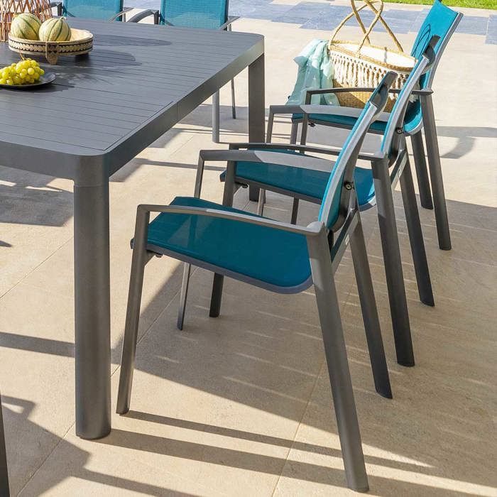 Silla de jardín apilable 